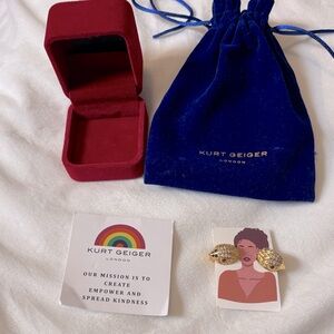 Kurt Geiger Gold and Silver Earrings